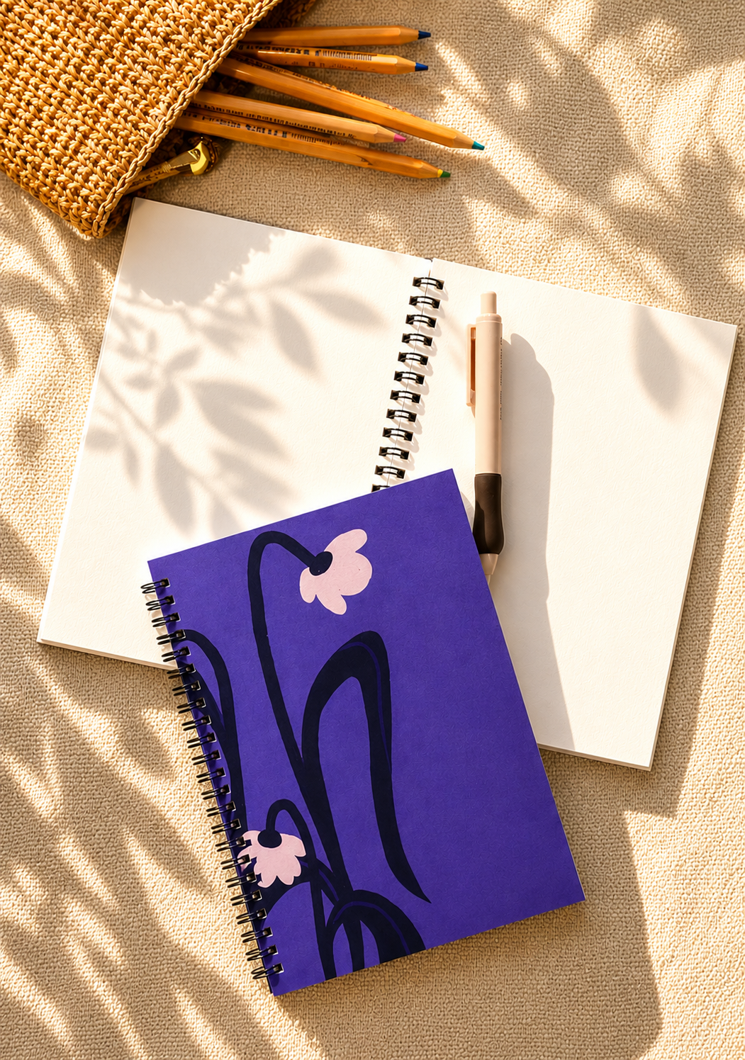 The Indigo Stems - Plain Notebook
