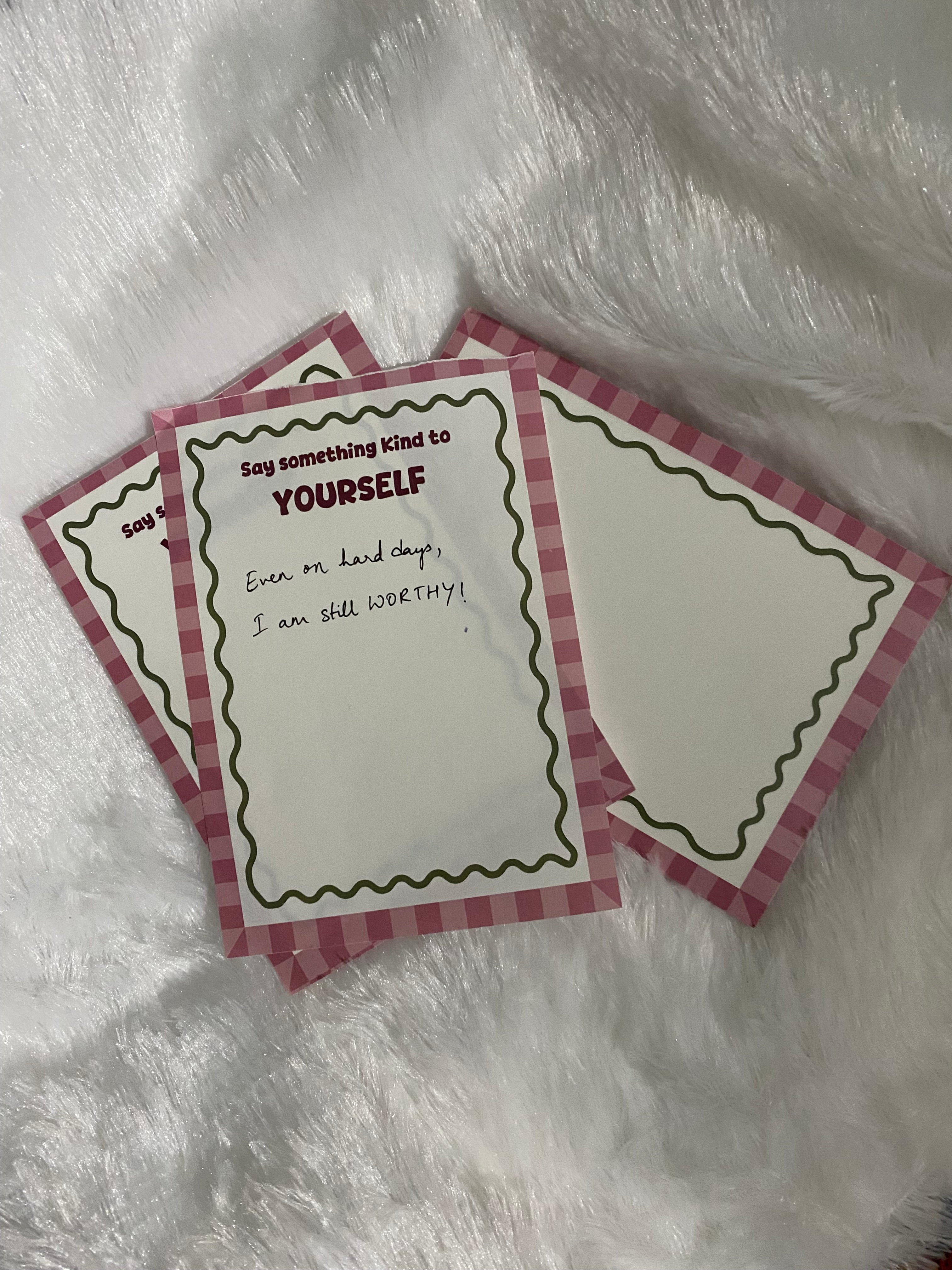 Kind to Yourself Notepad