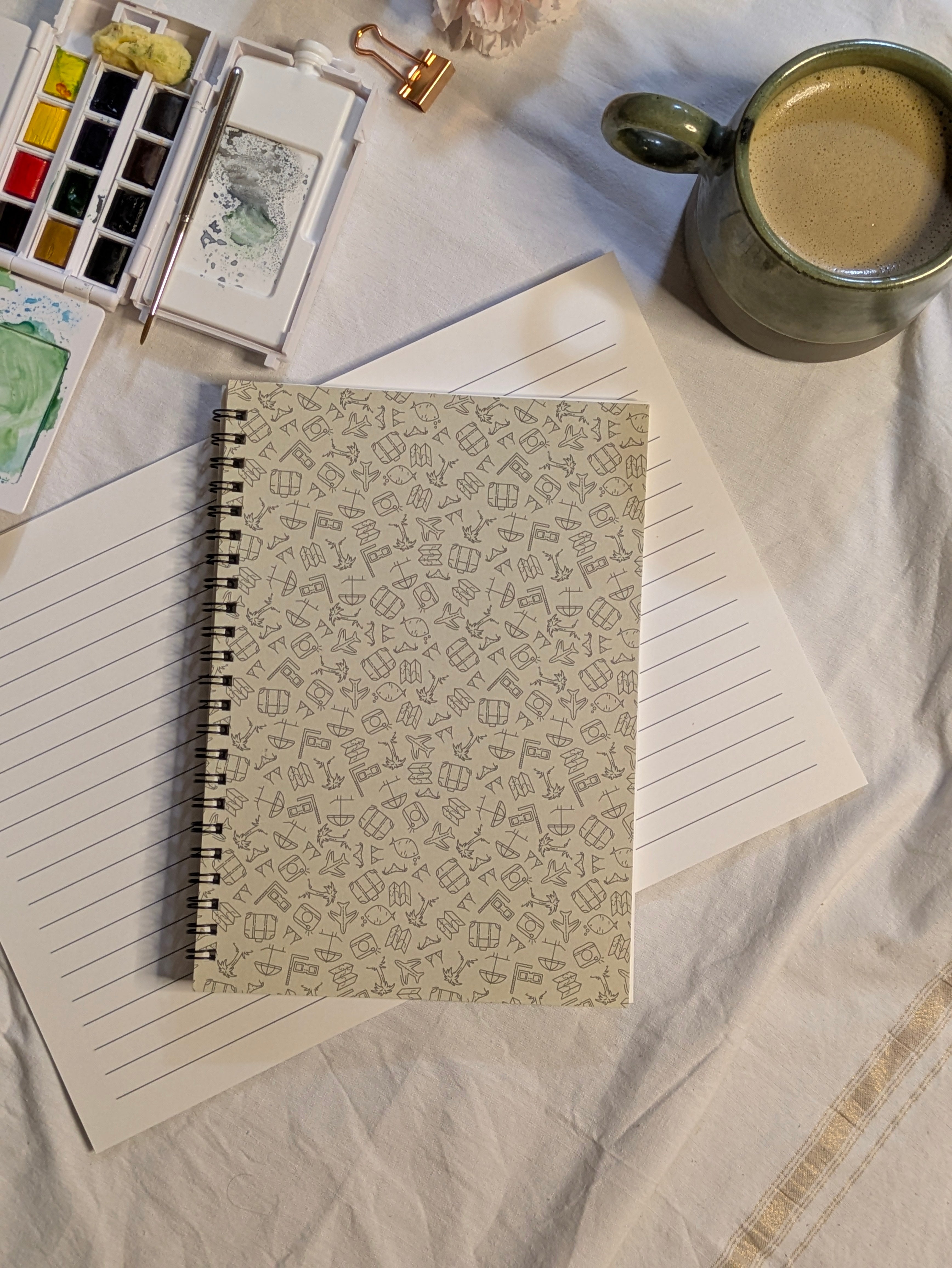 Baggage Claim - Ruled Notebook