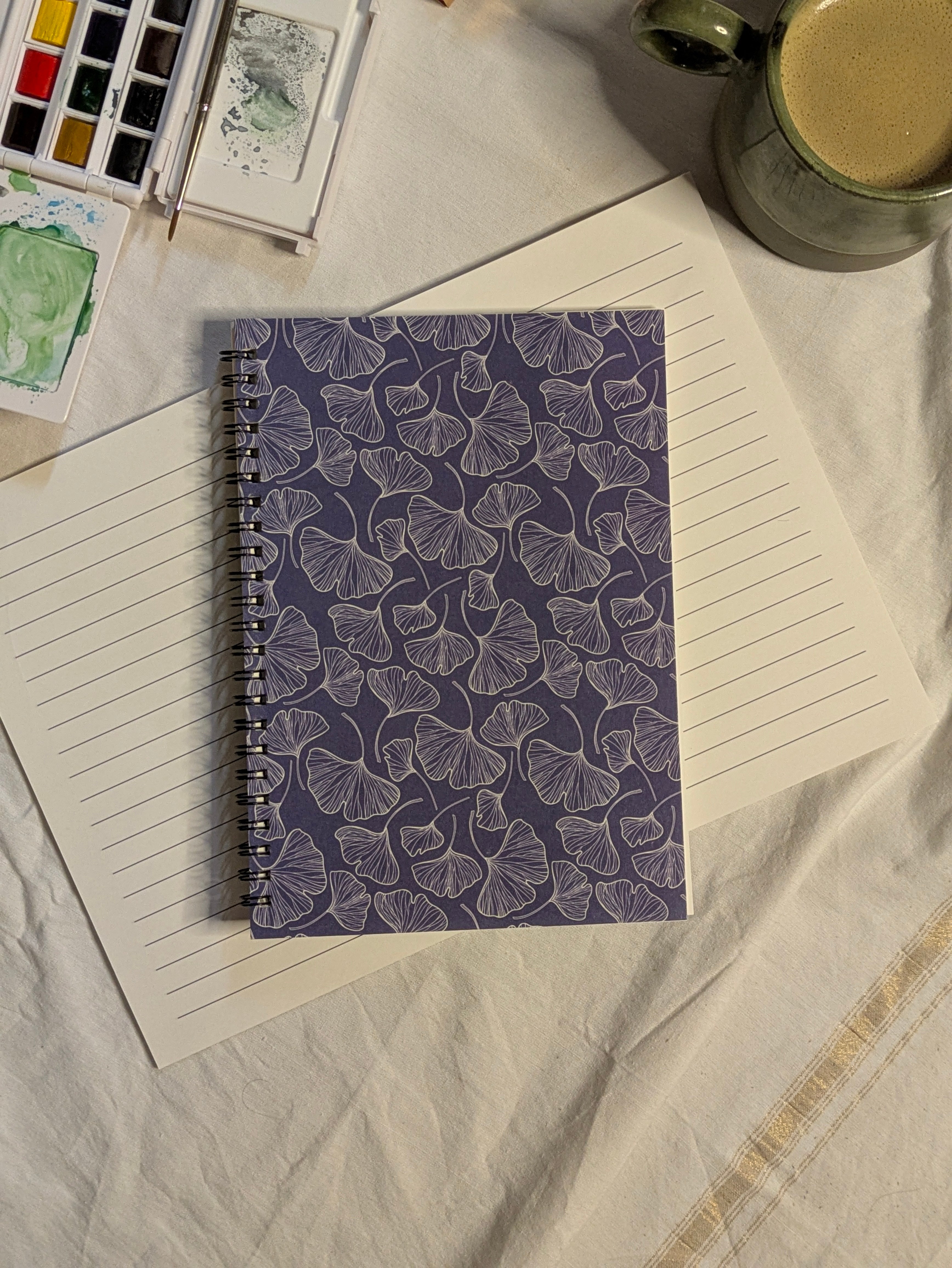 Ginkgo Pages - Ruled Notebook
