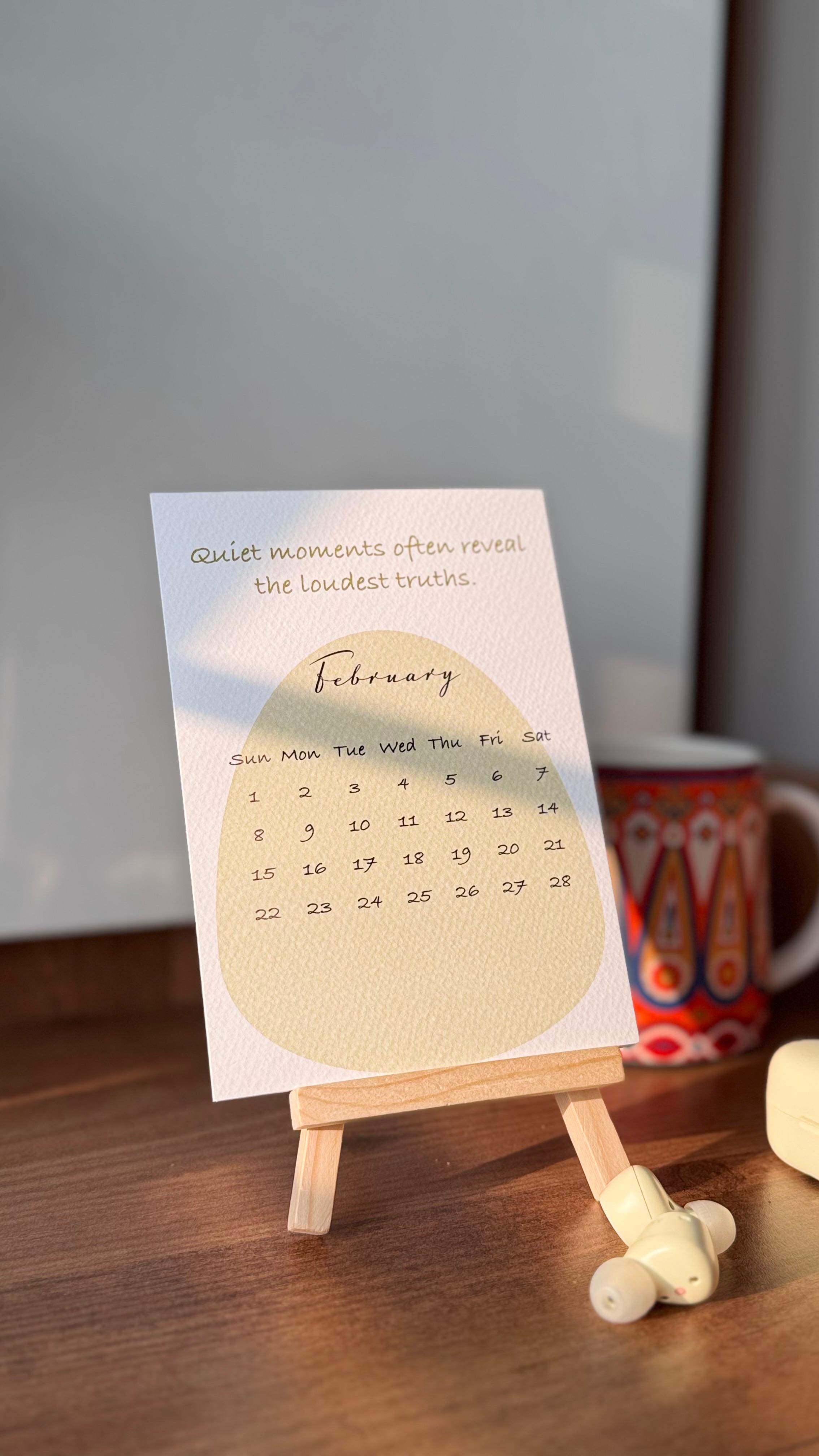 CALENDAR - A YEAR OF CALM DISCOVERY